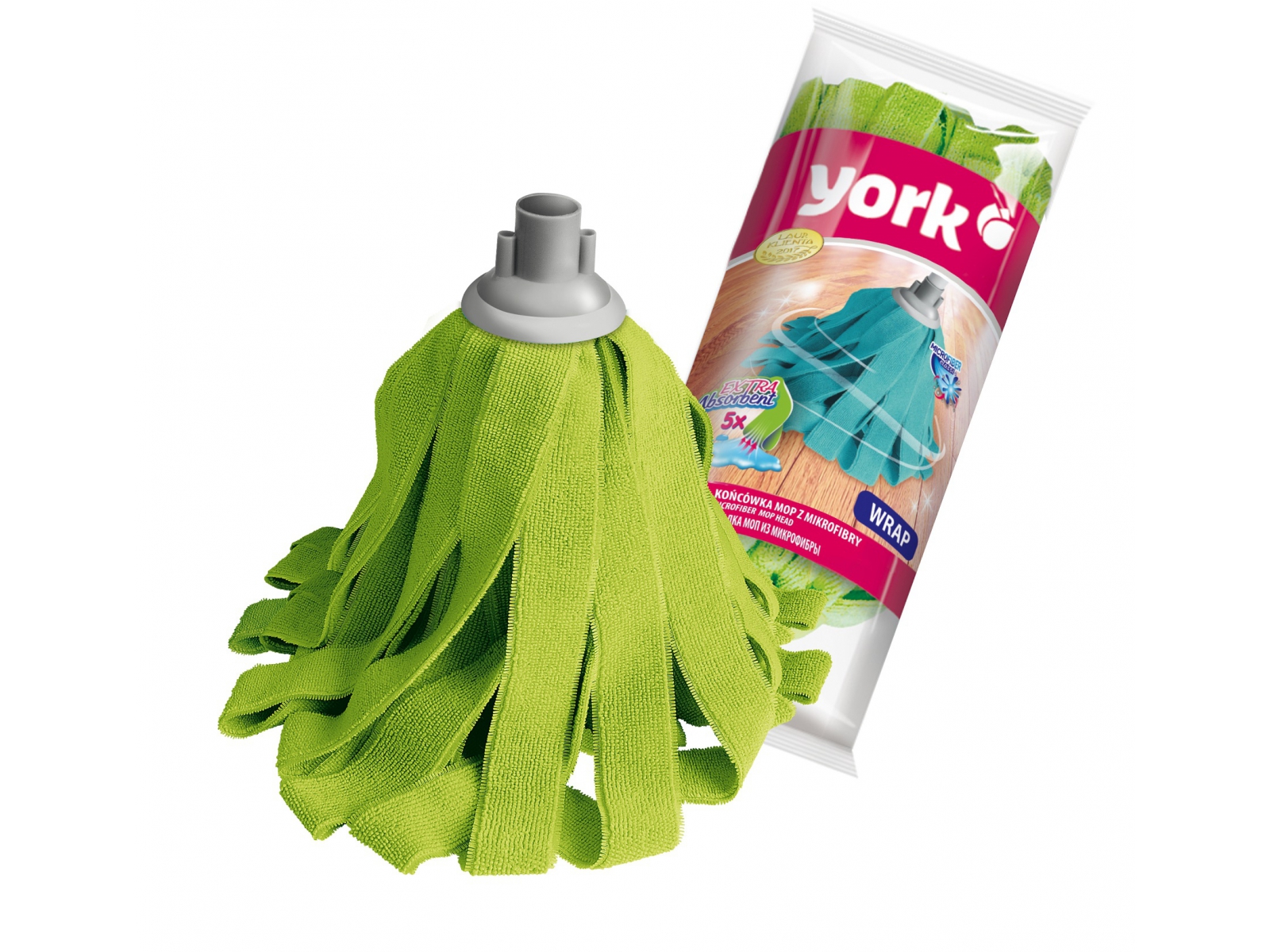 Mop z mikrofibry WRAP YORK wkład